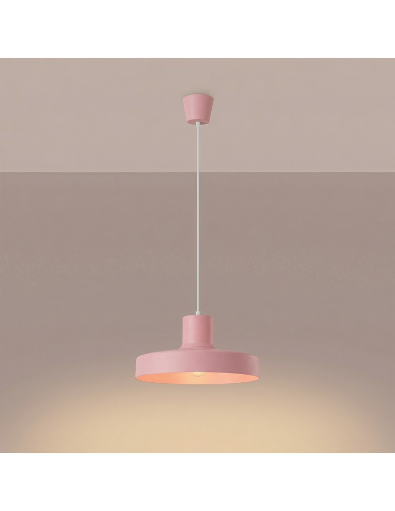 Sollux Lampa wisząca BILO różowa SL.2054