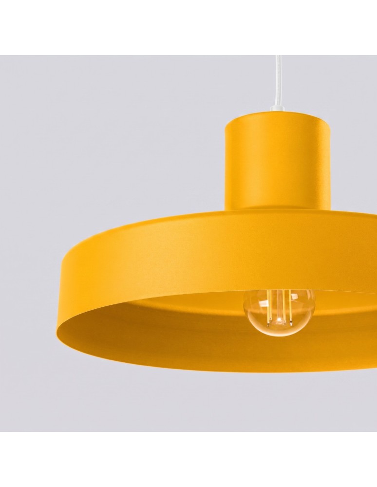 Sollux Lampa wisząca BILO żółta SL.2056