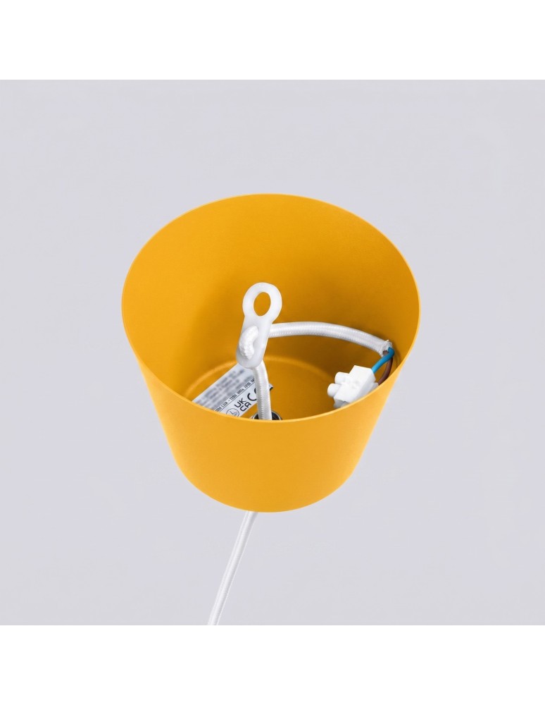 Sollux Lampa wisząca BILO żółta SL.2056