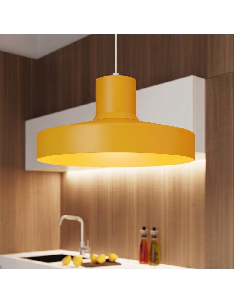 Sollux Lampa wisząca BILO żółta SL.2056