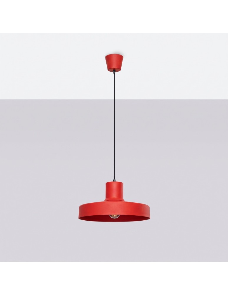Sollux Lampa wisząca BILO czerwona SL.2057