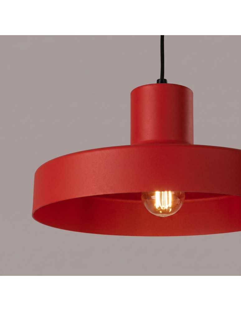 Sollux Lampa wisząca BILO czerwona SL.2057