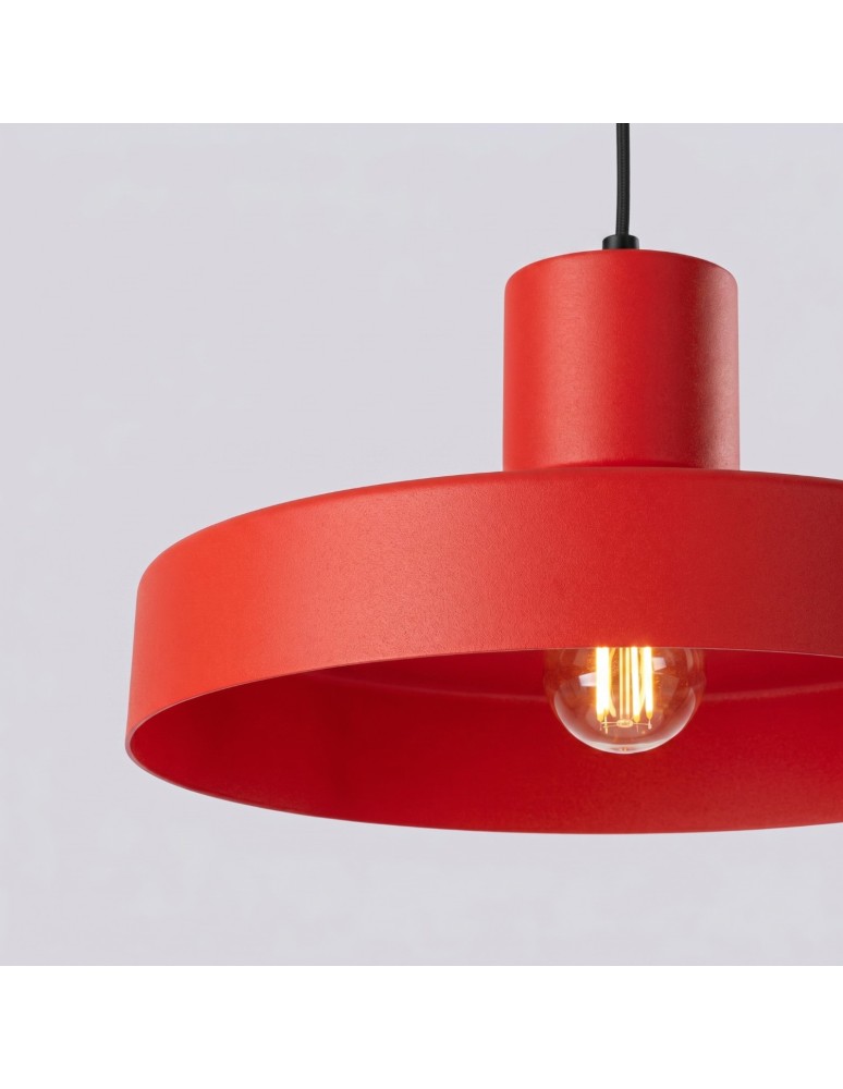 Sollux Lampa wisząca BILO czerwona SL.2057
