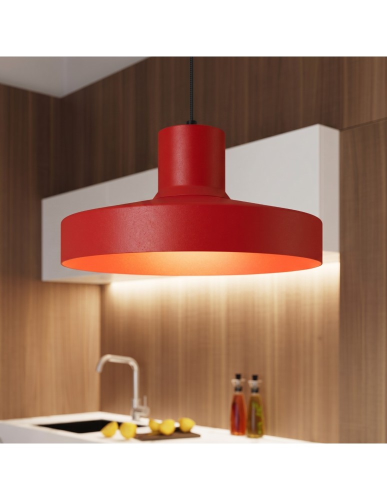Sollux Lampa wisząca BILO czerwona SL.2057