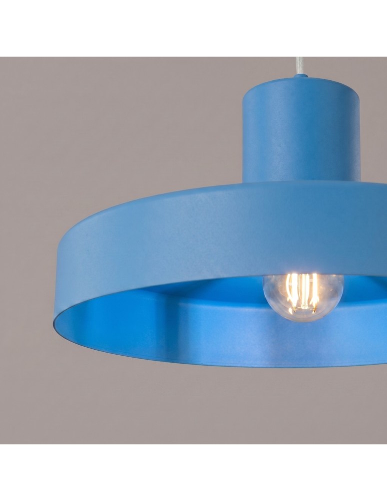 Sollux Lampa wisząca BILO błękitna SL.2059 Sollux Lampa wisząca BILO błękitna SL.2059