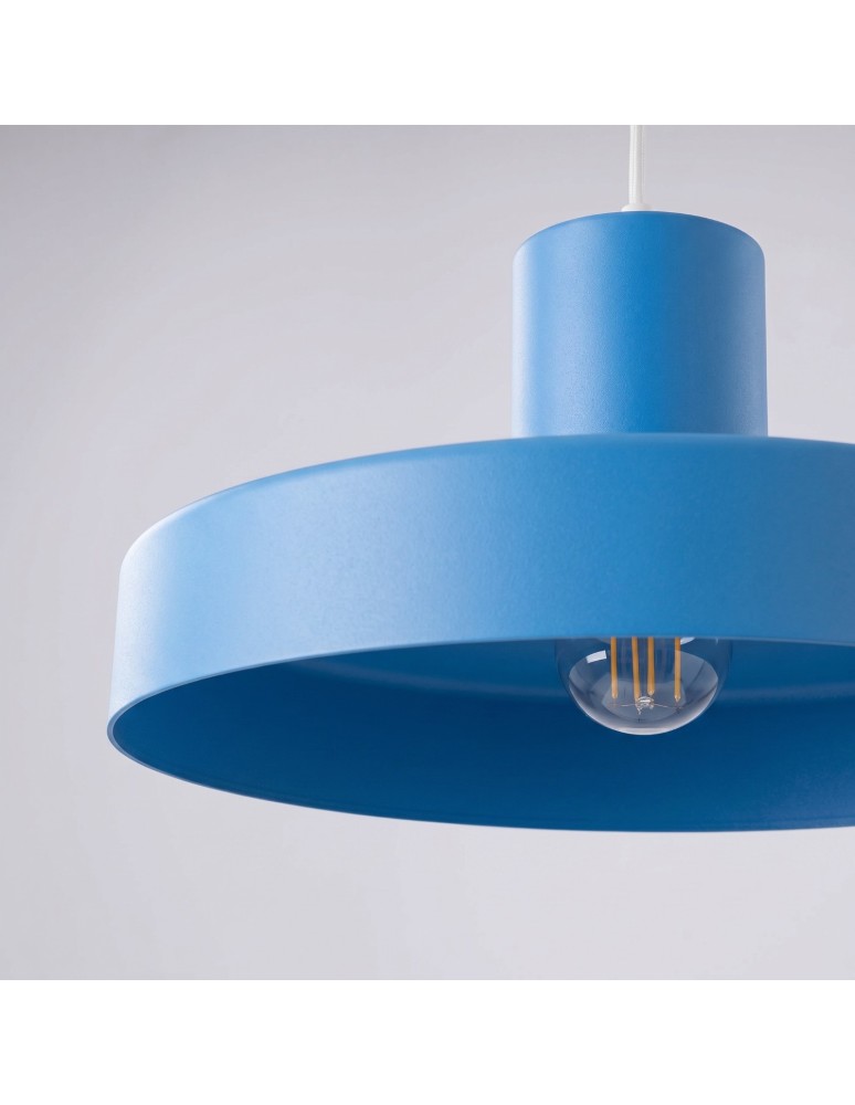 Sollux Lampa wisząca BILO błękitna SL.2059 Sollux Lampa wisząca BILO błękitna SL.2059