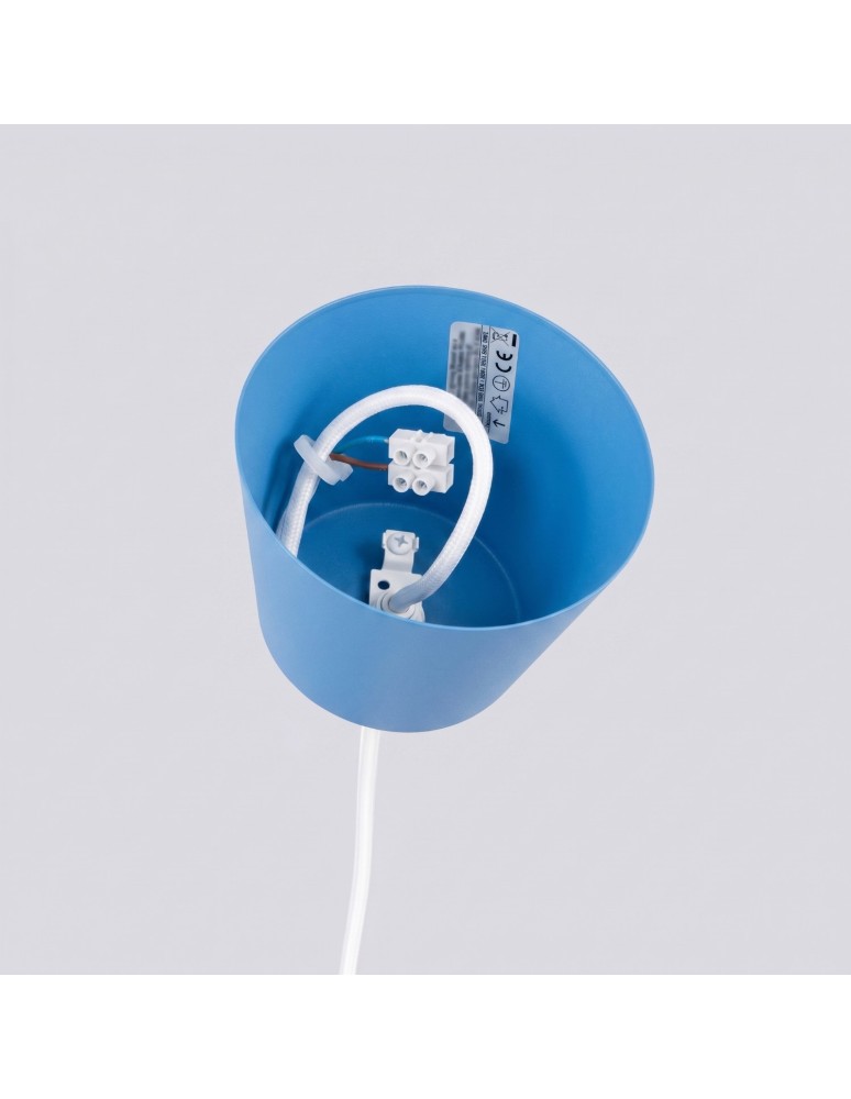 Sollux Lampa wisząca BILO błękitna SL.2059 Sollux Lampa wisząca BILO błękitna SL.2059