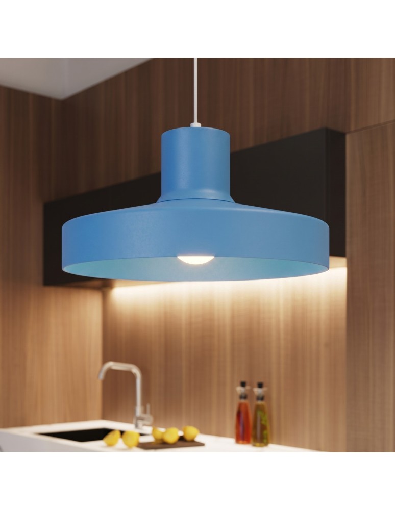 Sollux Lampa wisząca BILO błękitna SL.2059 Sollux Lampa wisząca BILO błękitna SL.2059