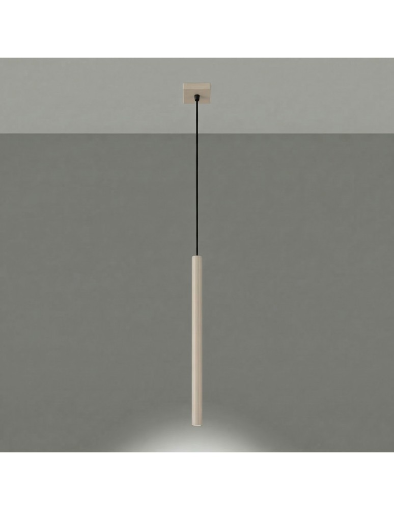 Sollux Lampa wisząca PASTELO 1 taupe SL.2117 Sollux Lampa wisząca PASTELO 1 taupe SL.2117