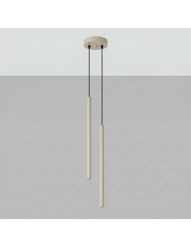 Sollux Lampa wisząca PASTELO 2 taupe SL.2118 Sollux Lampa wisząca PASTELO 2 taupe SL.2118