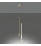Sollux Lampa wisząca PASTELO 2 taupe SL.2118 Sollux Lampa wisząca PASTELO 2 taupe SL.2118