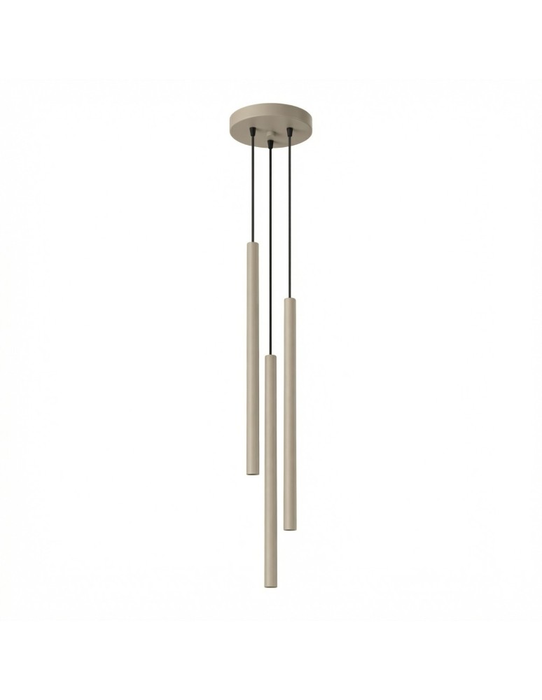 Sollux Lampa wisząca PASTELO 3P taupe SL.2119
