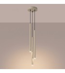 Sollux Lampa wisząca PASTELO 3P taupe SL.2119