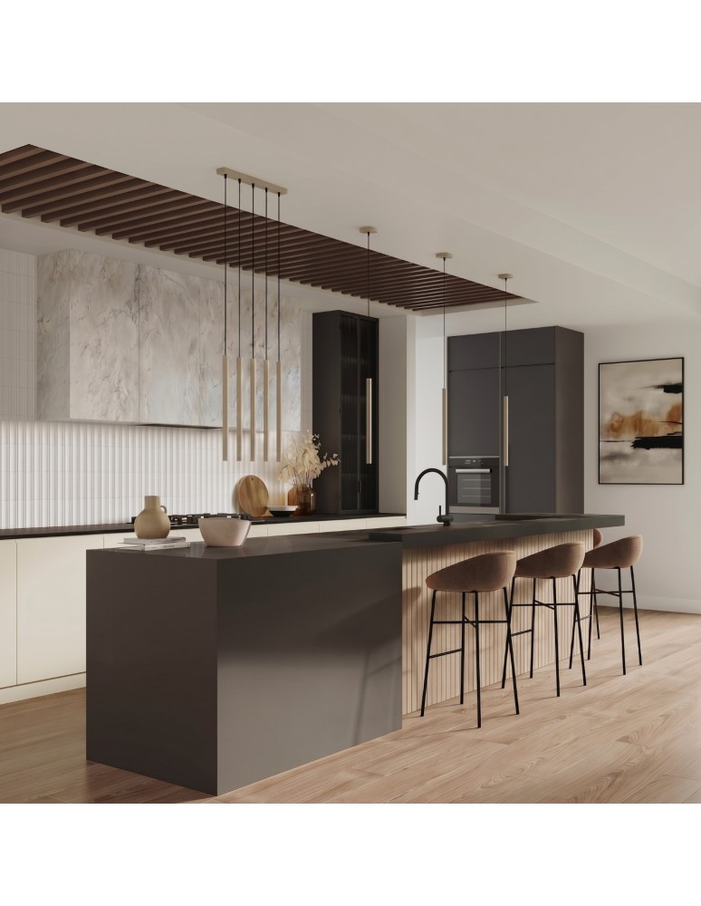 Sollux Lampa wisząca PASTELO 3P taupe SL.2119
