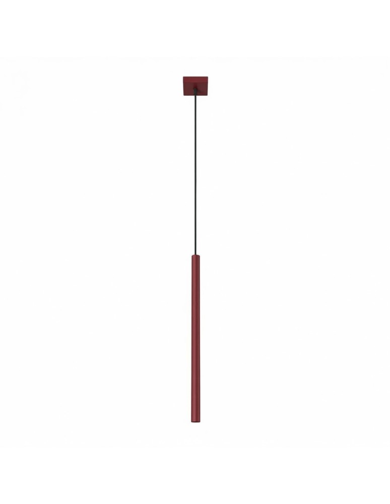 Sollux Lampa wisząca PASTELO 1 burgund SL.2121 Sollux Lampa wisząca PASTELO 1 burgund SL.2121