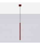 Sollux Lampa wisząca PASTELO 1 burgund SL.2121 Sollux Lampa wisząca PASTELO 1 burgund SL.2121