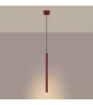 Sollux Lampa wisząca PASTELO 1 burgund SL.2121 Sollux Lampa wisząca PASTELO 1 burgund SL.2121