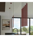 Sollux Lampa wisząca PASTELO 1 burgund SL.2121 Sollux Lampa wisząca PASTELO 1 burgund SL.2121