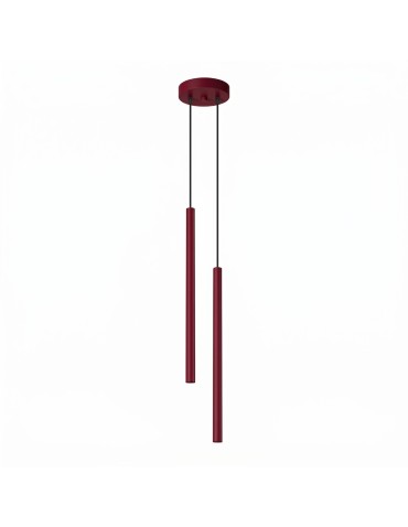 Sollux Lampa wisząca PASTELO 2 burgund SL.2122