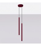 Sollux Lampa wisząca PASTELO 2 burgund SL.2122 Sollux Lampa wisząca PASTELO 2 burgund SL.2122
