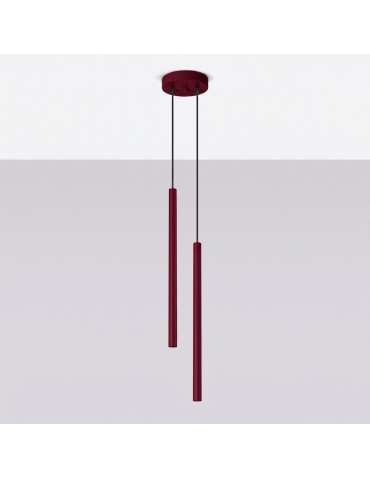 Sollux Lampa wisząca PASTELO 2 burgund SL.2122 - product 2