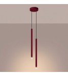 Sollux Lampa wisząca PASTELO 2 burgund SL.2122 Sollux Lampa wisząca PASTELO 2 burgund SL.2122