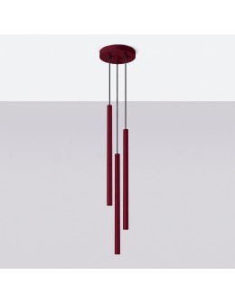 Sollux Lampa wisząca PASTELO 3P burgund SL.2123 - product 2