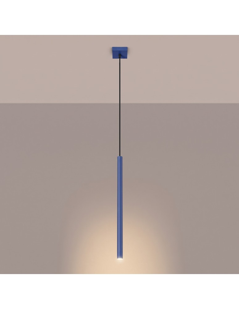 Sollux Lampa wisząca PASTELO 1 ultramaryna SL.2125