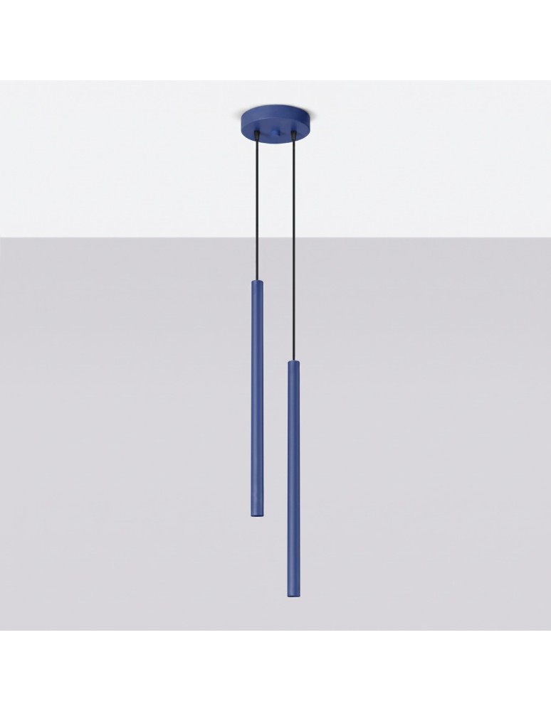 Sollux Lampa wisząca PASTELO 2 ultramaryna SL.2126