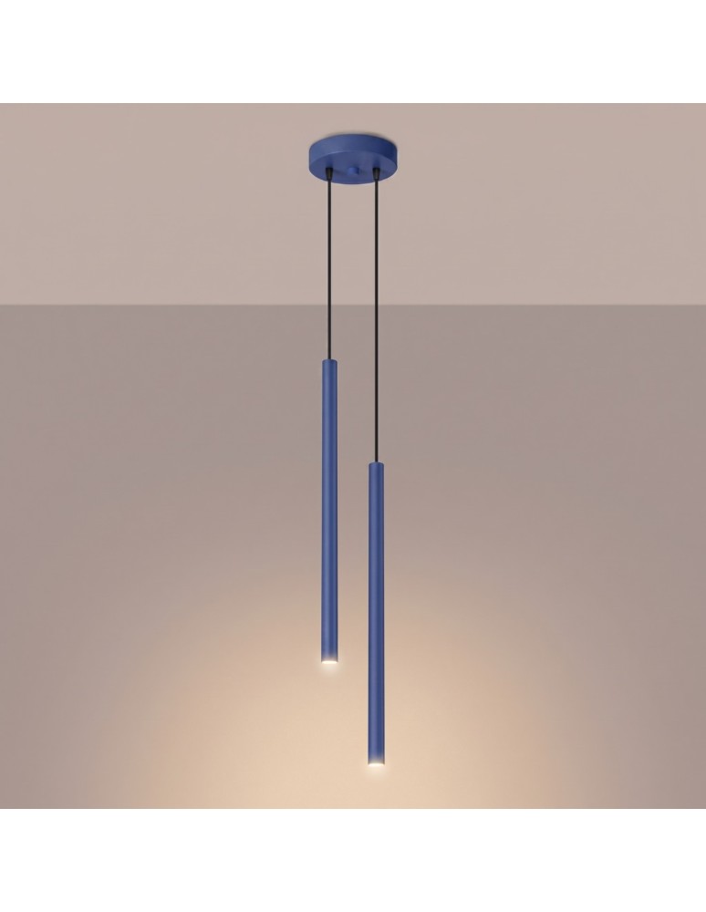Sollux Lampa wisząca PASTELO 2 ultramaryna SL.2126