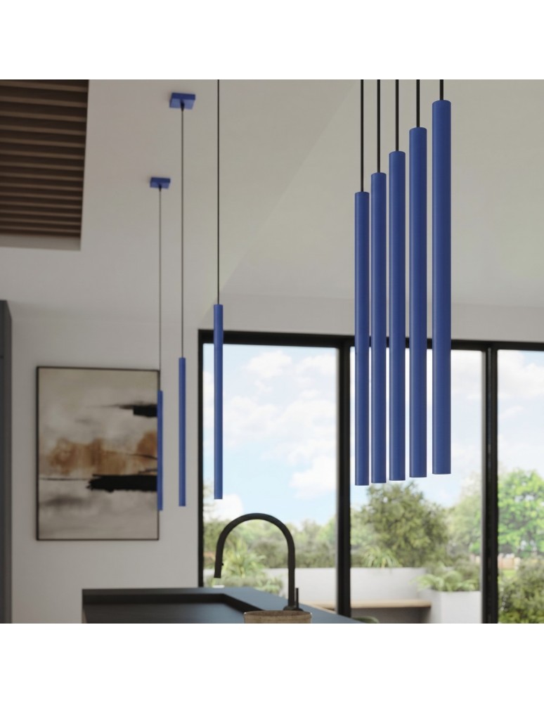 Sollux Lampa wisząca PASTELO 2 ultramaryna SL.2126