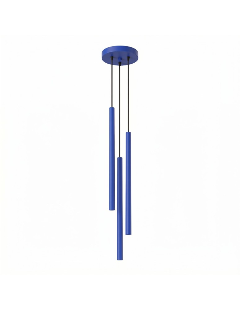 Sollux Lampa wisząca PASTELO 3P ultramaryna SL.2127
