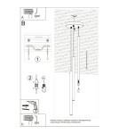 Sollux Lampa wisząca PASTELO 3P ultramaryna SL.2127