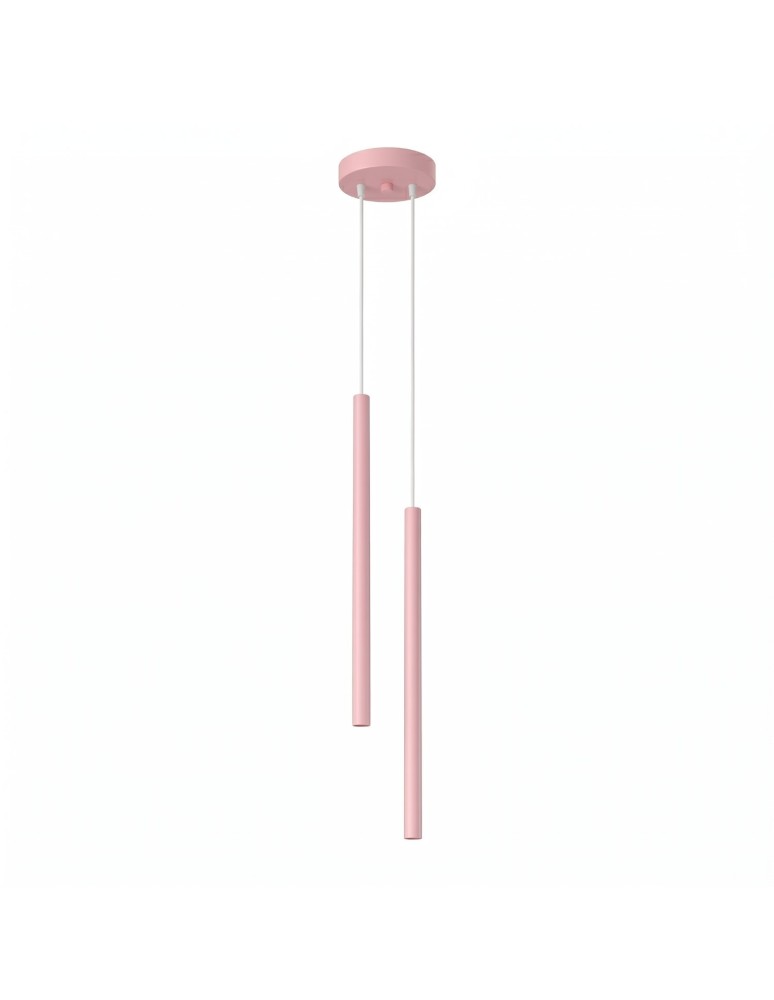 Sollux Lampa wisząca PASTELO 2 różowa SL.2130