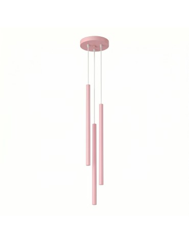 Sollux Lampa wisząca PASTELO 3P różowa SL.2131