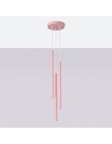 Sollux Lampa wisząca PASTELO 3P różowa SL.2131 - product 2