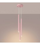 Sollux Lampa wisząca PASTELO 3P różowa SL.2131 Sollux Lampa wisząca PASTELO 3P różowa SL.2131