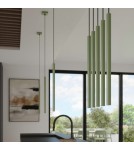 Sollux Lampa wisząca PASTELO 1 szałwiowa SL.2133