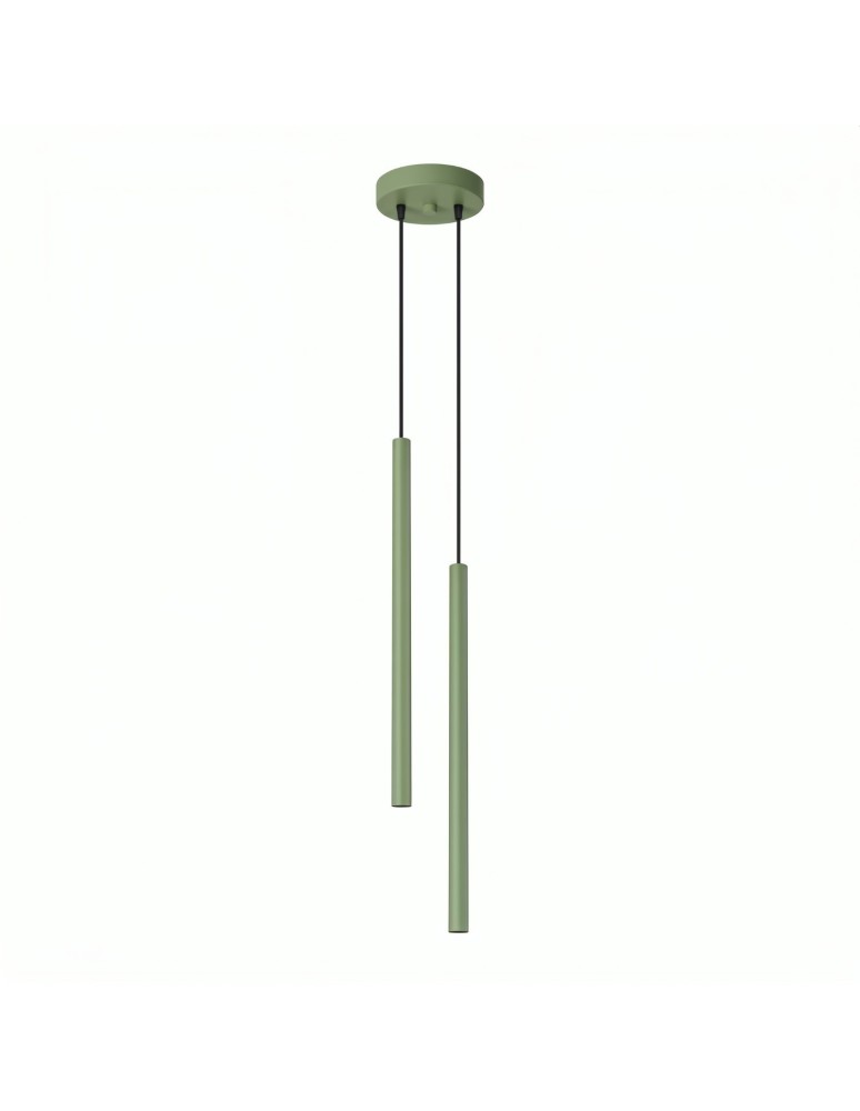 Sollux Lampa wisząca PASTELO 2 szałwiowa SL.2134 Sollux Lampa wisząca PASTELO 2 szałwiowa SL.2134