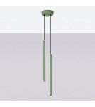 Sollux Lampa wisząca PASTELO 2 szałwiowa SL.2134 Sollux Lampa wisząca PASTELO 2 szałwiowa SL.2134