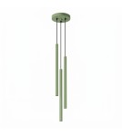 Sollux Lampa wisząca PASTELO 3P szałwiowa SL.2135 Sollux Lampa wisząca PASTELO 3P szałwiowa SL.2135