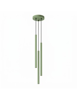 Sollux Lampa wisząca PASTELO 3P szałwiowa SL.2135