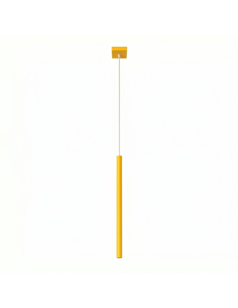 Sollux Lampa wisząca PASTELO 1 żółta SL.2137