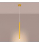 Sollux Lampa wisząca PASTELO 1 żółta SL.2137