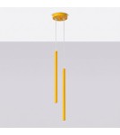 Sollux Lampa wisząca PASTELO 2 żółta SL.2138