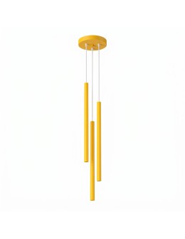 Sollux Lampa wisząca PASTELO 3P żółta SL.2139