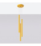 Sollux Lampa wisząca PASTELO 3P żółta SL.2139