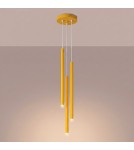Sollux Lampa wisząca PASTELO 3P żółta SL.2139