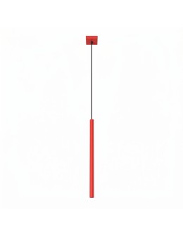 Sollux Lampa wisząca PASTELO 1 czerwona SL.2141