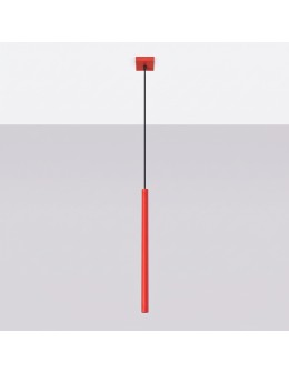 Sollux Lampa wisząca PASTELO 1 czerwona SL.2141 - product 2